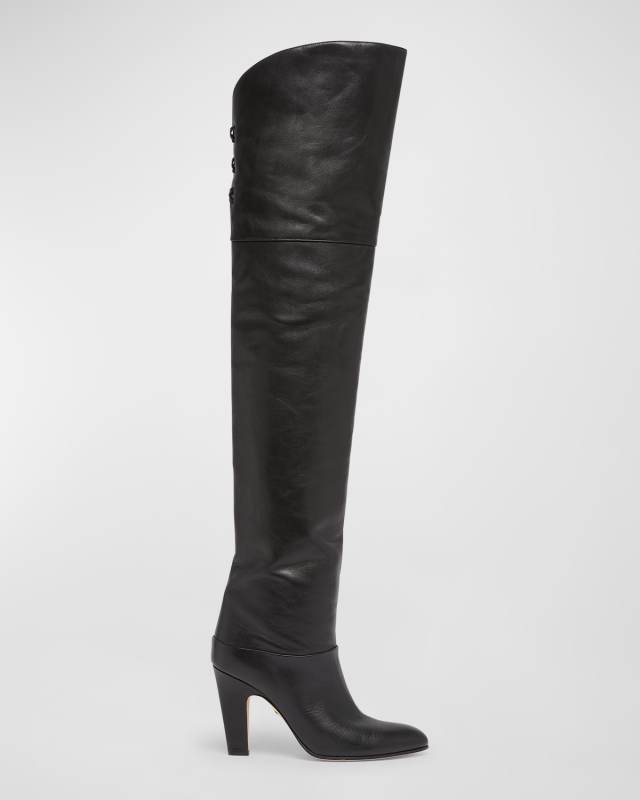 Eve Leather Over-The-Knee Boots